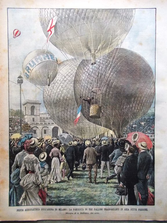 La Domenica del Corriere 12 Giugno 1904 Saint Louis Latte … | Immagine Gallery 6