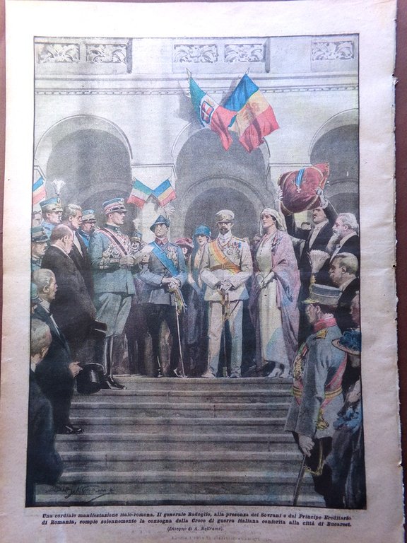 La Domenica del Corriere 12 Giugno 1921 Bligny Badoglio Touring …