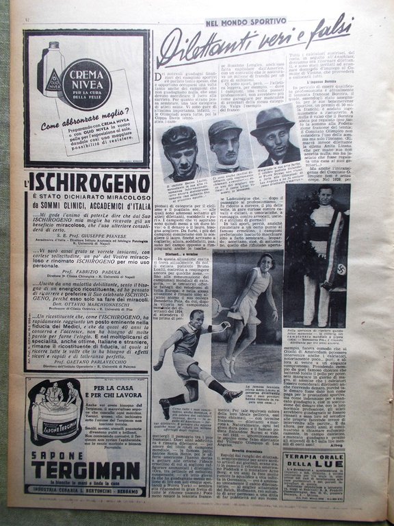 La Domenica del Corriere 12 Giugno 1938 Clark Gable Myrna … | Immagine Gallery 4