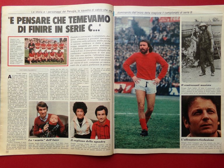 La Domenica del Corriere 12 Giugno 1975 Perugia Calcio Macao …