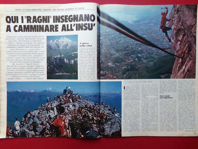 La Domenica del Corriere 12 Giugno 1975 Perugia Calcio Macao …