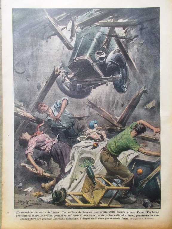 La Domenica del Corriere 12 Luglio 1936 Cavalieri d'Italia Palio …