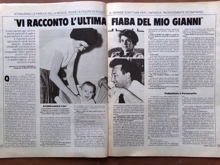 La Domenica del Corriere 12 Luglio 1980 Amati Cabrini Gassman …