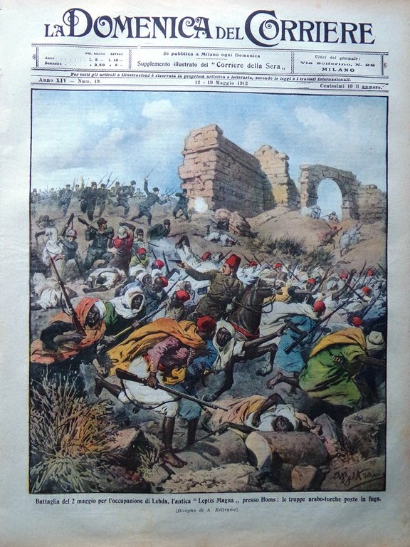 La Domenica del Corriere 12 Maggio 1912 Occupazione Isola Rodi … | Immagine Gallery 2