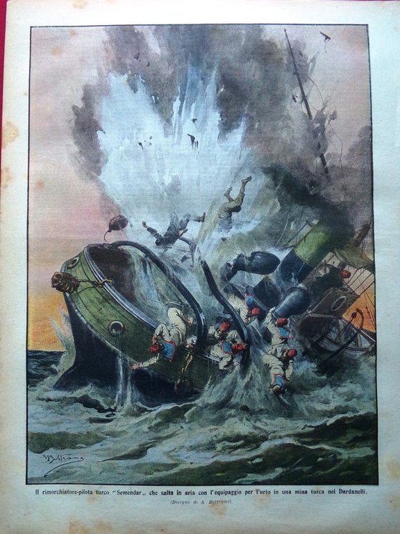 La Domenica del Corriere 12 Maggio 1912 Occupazione Isola Rodi … | Immagine Gallery 7