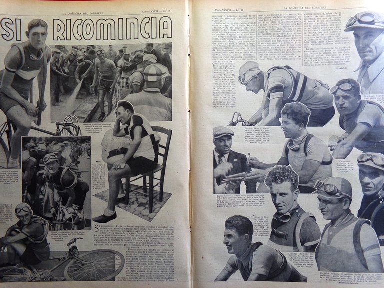La Domenica del Corriere 12 Maggio 1935 Giro d'Italia Littoriali …