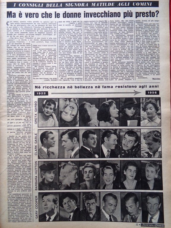 La Domenica del Corriere 12 Maggio 1957 Isernia e Oristano …