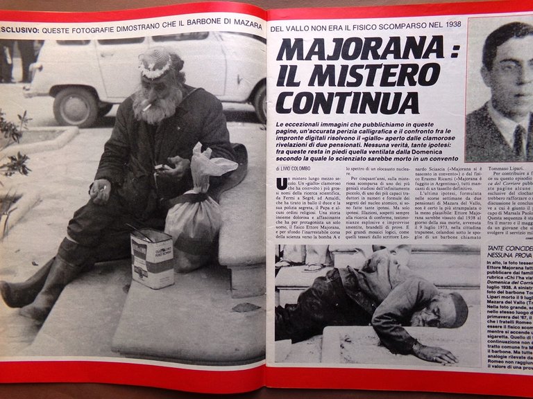 La Domenica del Corriere 12 Maggio 1988 Majorana Sting Giustizia …