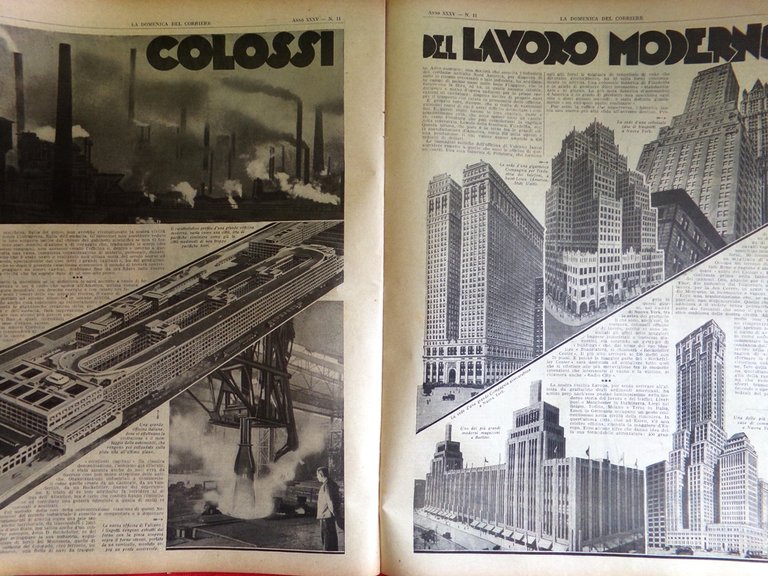 La Domenica del Corriere 12 Marzo 1933 Camionale Genova Milano … | Immagine Gallery 4