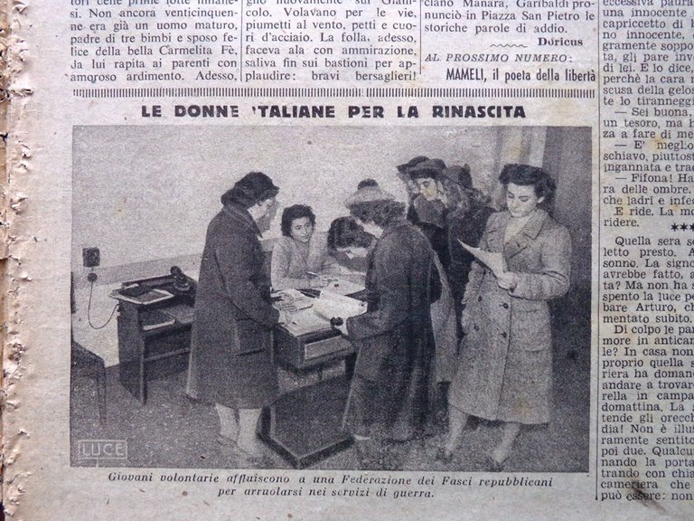 La Domenica del Corriere 12 Marzo 1944 WW2 Aviazione Tedesca …