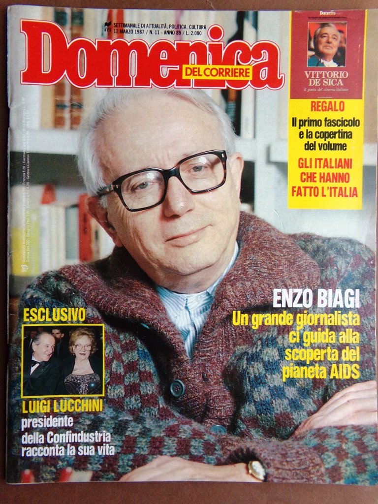 La Domenica del Corriere 12 Marzo 1987 Biagi Lucchini Germania …