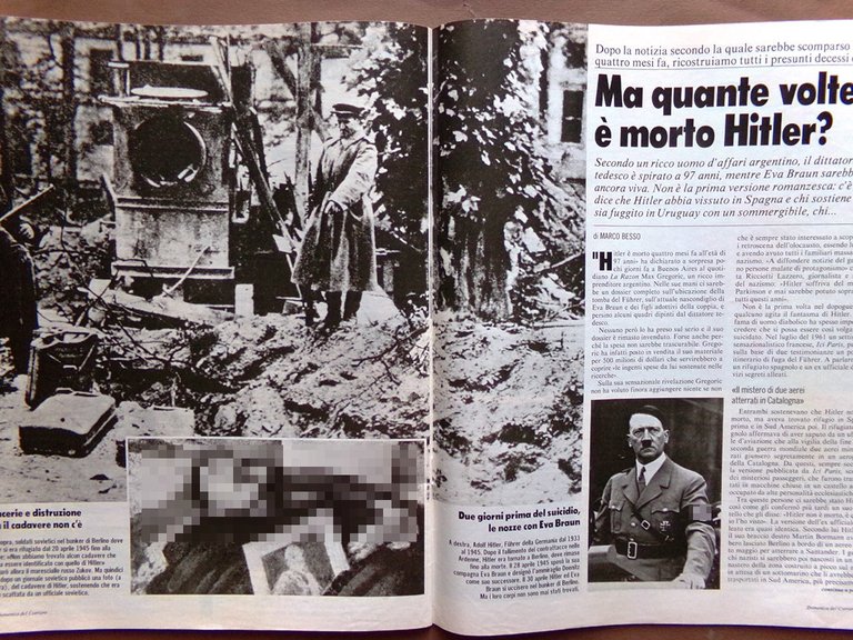 La Domenica del Corriere 12 Marzo 1987 Biagi Lucchini Germania …