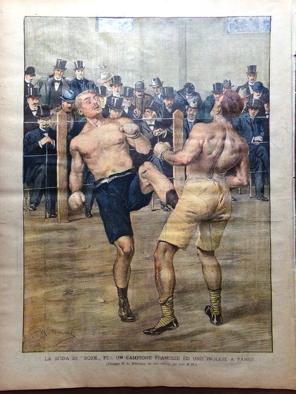 La Domenica del Corriere 12 Novembre 1899 Castello Cosseria Rivolta …