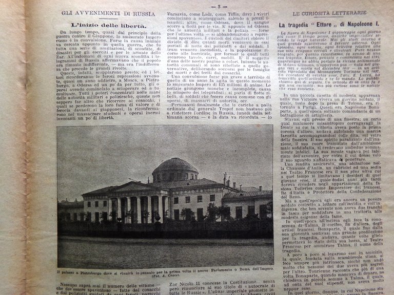 La Domenica del Corriere 12 Novembre 1905 Libertà Russia Posillipo … | Immagine Gallery 4