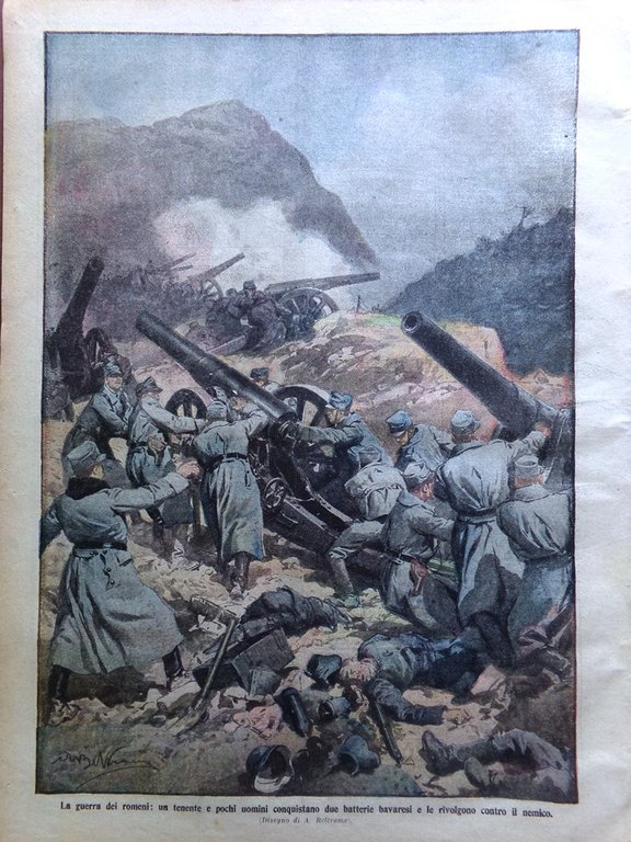 La Domenica del Corriere 12 Novembre 1916 WW1 Sebenico Gorizia …