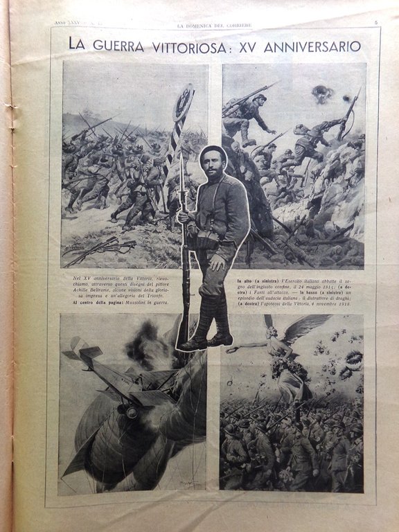 La Domenica del Corriere 12 Novembre 1933 Rachel Felix Giuseppe …