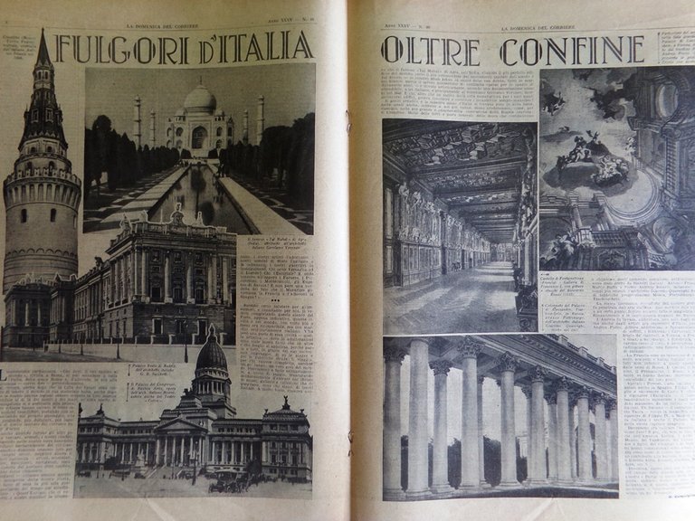 La Domenica del Corriere 12 Novembre 1933 Rachel Felix Giuseppe …