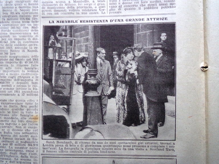 La Domenica del Corriere 12 Ottobre 1913 Verdi Claretie Musso …
