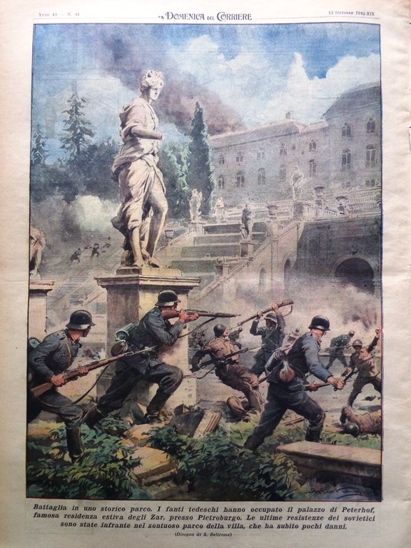 La Domenica del Corriere 12 Ottobre 1941 WW2 Carabinieri Romagna … | Immagine Gallery 6