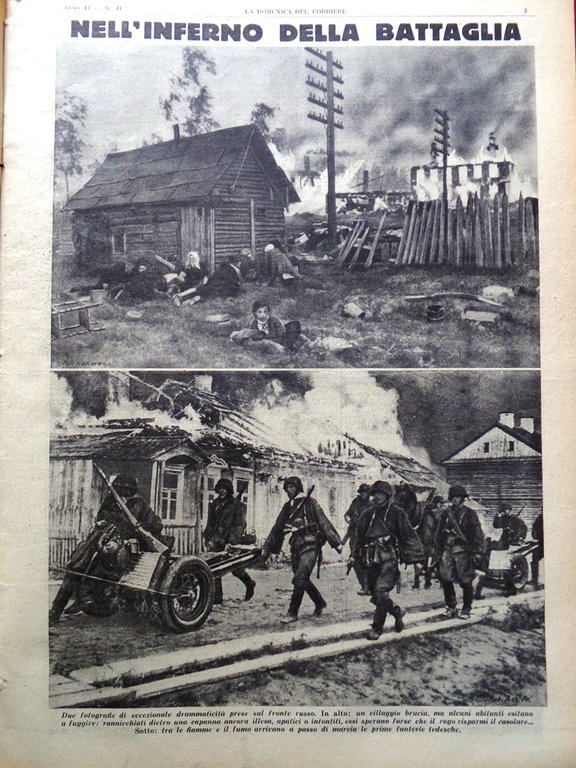 La Domenica del Corriere 12 Ottobre 1941 WW2 Carabinieri Romagna … | Immagine Gallery 7