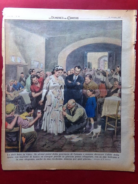 La Domenica del Corriere 12 Ottobre 1947 Templi Tibet Inverno … | Immagine Gallery 3