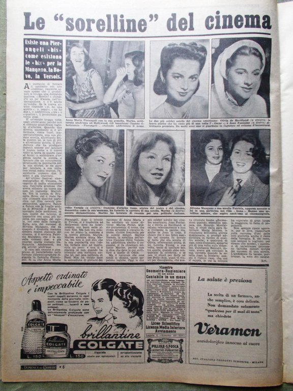 La Domenica del Corriere 12 Ottobre 1952 Cobb Loch Ness … | Immagine Gallery 2