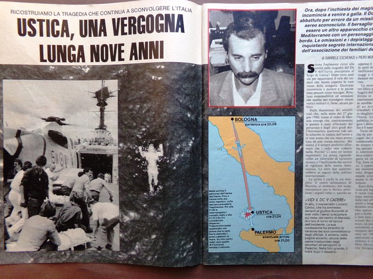 La Domenica del Corriere 12 Ottobre 1989 Ultimo Numero Manson …
