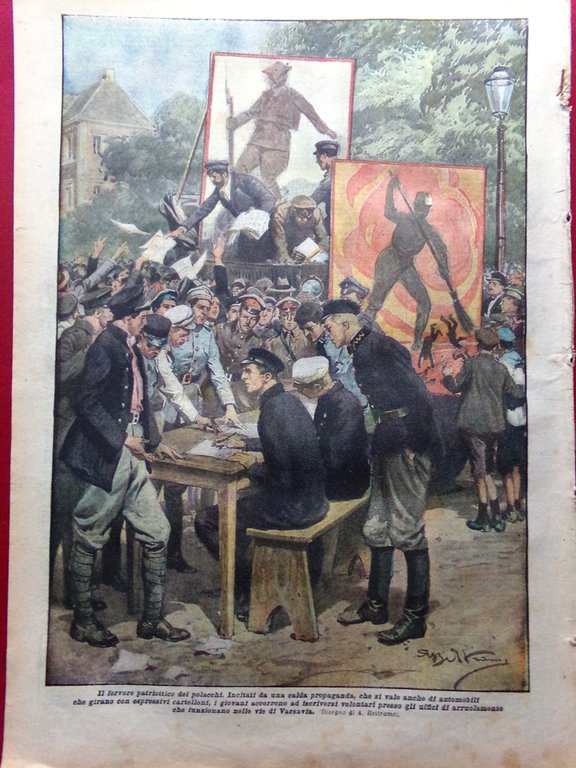 La Domenica del Corriere 12 Settembre 1920 Lenin Sobieski Anversa … | Immagine Gallery 4