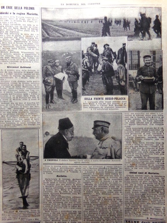 La Domenica del Corriere 12 Settembre 1920 Lenin Sobieski Anversa … | Immagine Gallery 5