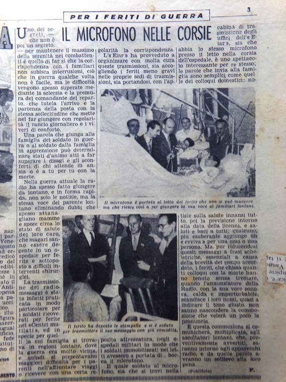 La Domenica del Corriere 13 Agosto 1944 WW2 Paola Scienza …