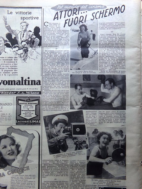 La Domenica del Corriere 13 Aprile 1941 WW2 Grecia Danubio …