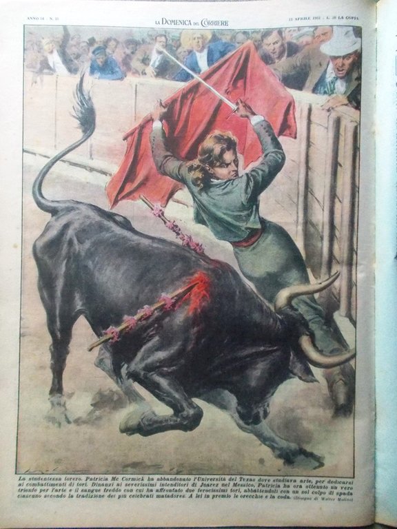 La Domenica del Corriere 13 Aprile 1952 Lo Verso Scomparsa … | Immagine Gallery 3