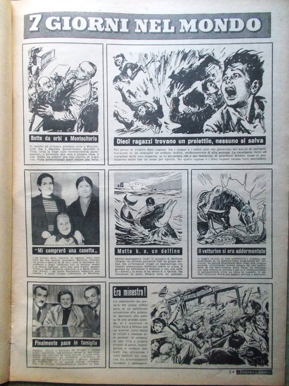 La Domenica del Corriere 13 Aprile 1952 Lo Verso Scomparsa … | Immagine Gallery 4