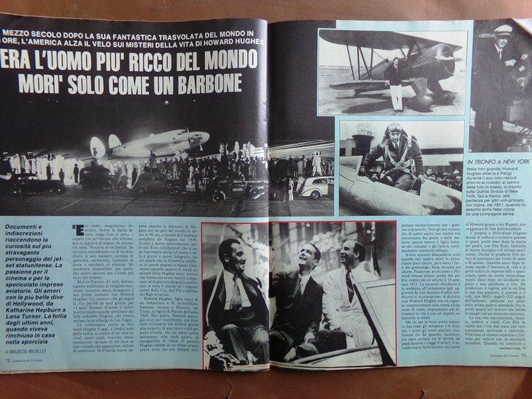 La Domenica del Corriere 13 Aprile 1989 Rain Man Autismo …