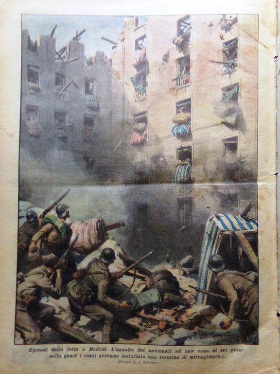 La Domenica del Corriere 13 Dicembre 1936 Edoardo Simpson Impero …