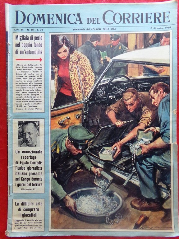 La Domenica del Corriere 13 Dicembre 1964 Delitto d'Onore Hitler … | Immagine Gallery 1