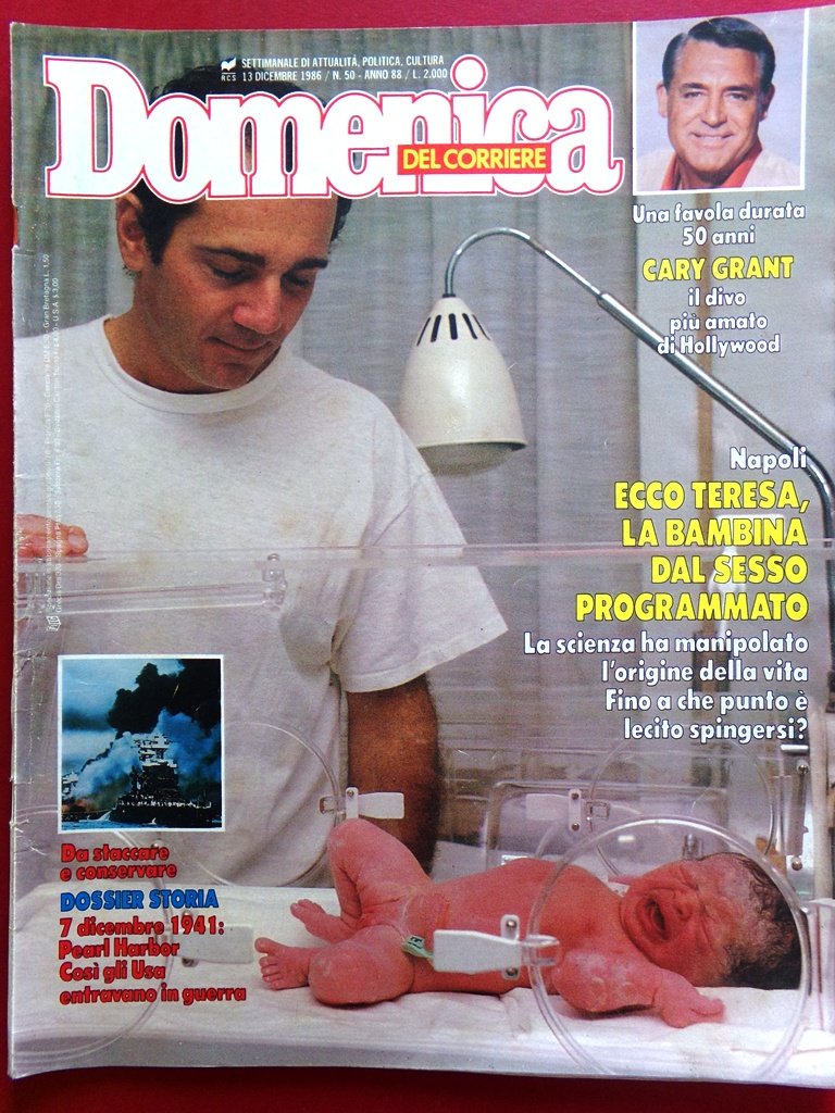 La Domenica del Corriere 13 Dicembre 1986 Morte Grant Mutter …