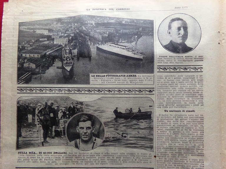 La Domenica del Corriere 13 Febbraio 1927 La Floridiana Farnesina … | Immagine Gallery 4