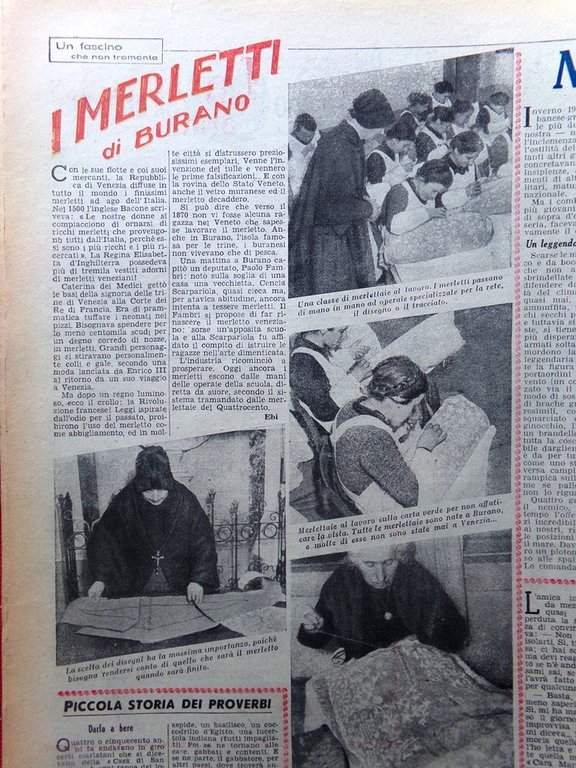 La Domenica del Corriere 13 Febbraio 1944 WW2 Balilla Radio …