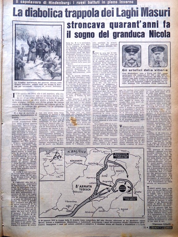 La Domenica del Corriere 13 Febbraio 1955 Venaria Oggetti Rari …