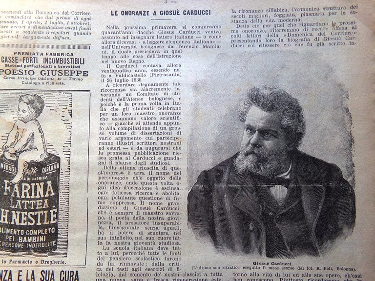 La Domenica del Corriere 13 Gennaio 1901 Corpus Domini Manzoni …