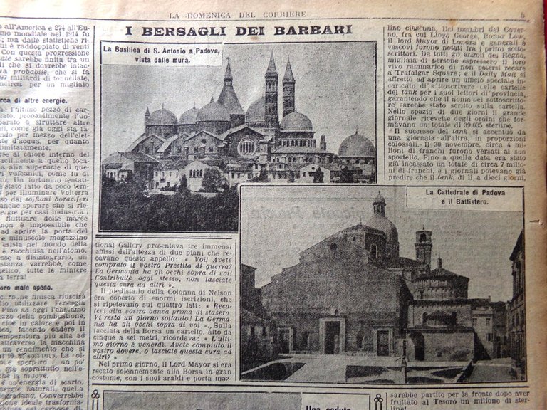 La Domenica del Corriere 13 Gennaio 1918 WW1 Lenin Trotski …