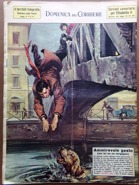 La Domenica del Corriere 13 Gennaio 1963 Sanremo Big Togni …