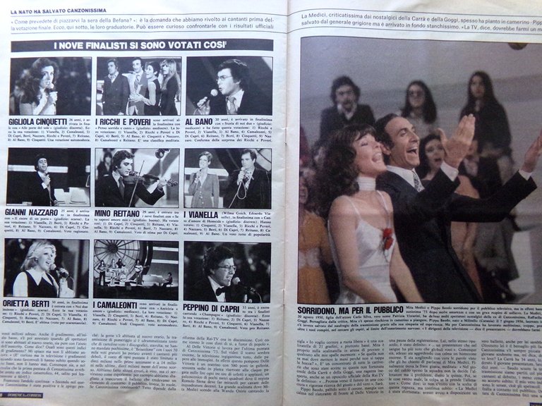 La Domenica del Corriere 13 Gennaio 1974 Disastro Caselle Cervi …