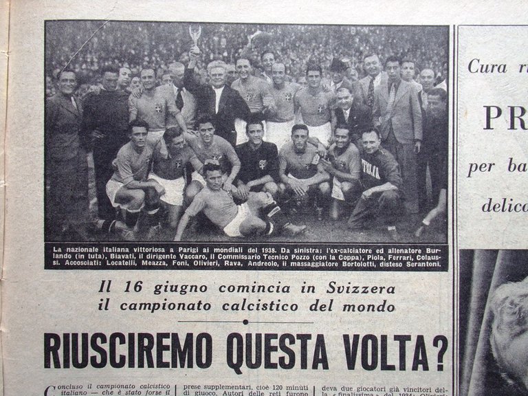 La Domenica del Corriere 13 Giugno 1954 Restauro del Cenacolo …