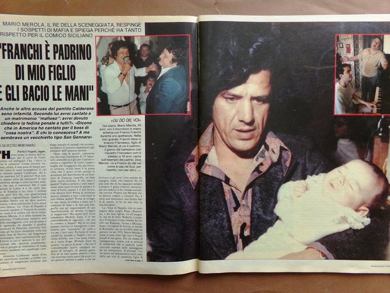 La Domenica del Corriere 13 Luglio 1989 Franco Franchi Kennedy …