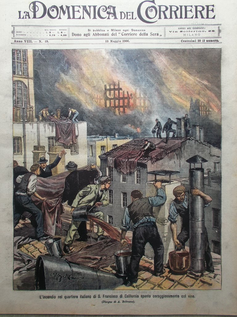 La Domenica del Corriere 13 Maggio 1906 Olimpiadi Atene Cascate …
