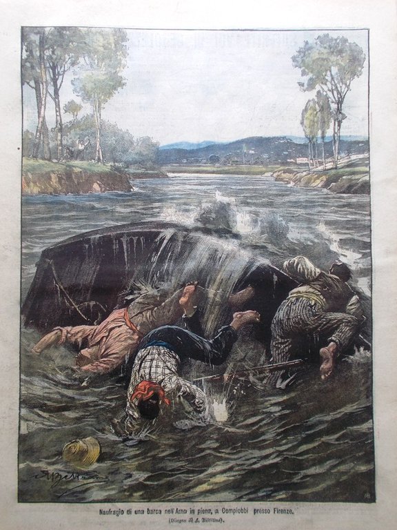 La Domenica del Corriere 13 Maggio 1906 Olimpiadi Atene Cascate …