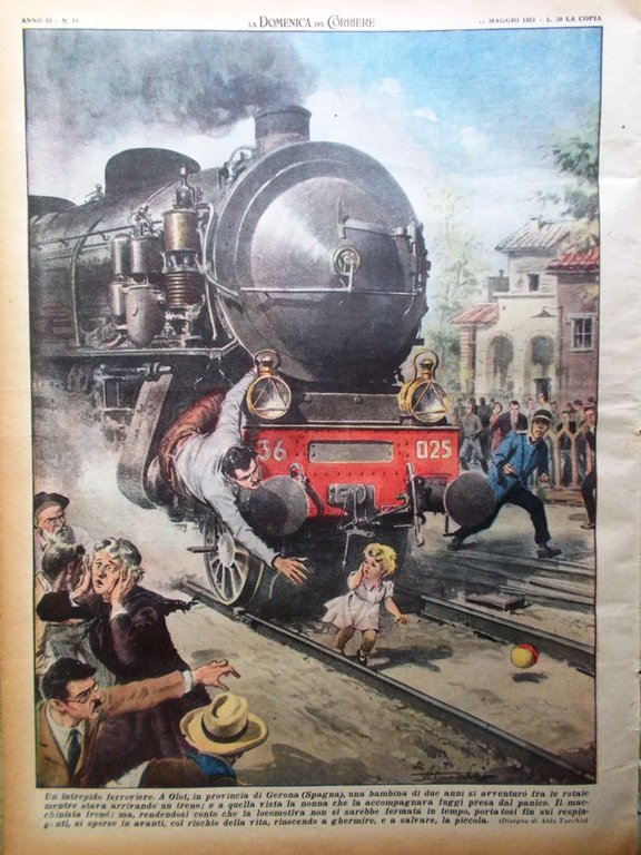 La Domenica del Corriere 13 Maggio 1951 Giuliano Nazionale di …