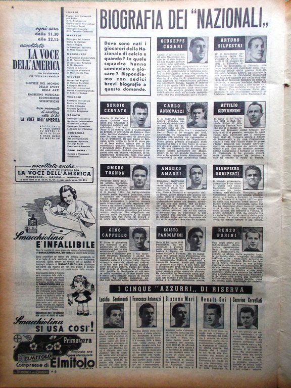 La Domenica del Corriere 13 Maggio 1951 Giuliano Nazionale di …
